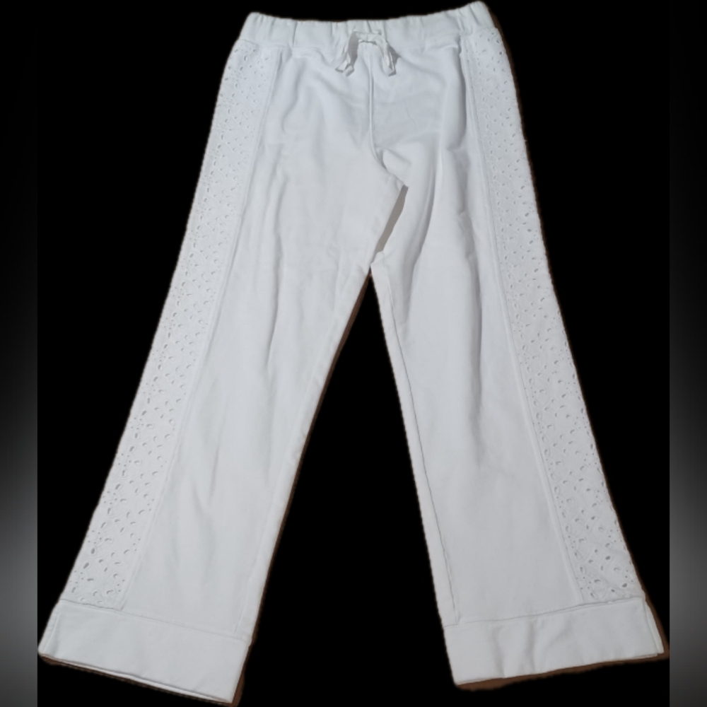 Peck & Peck Off-White Relaxed Trousers